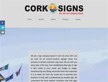 Tablet Screenshot of corksigns.com